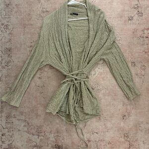 Olive Green Women's Kimono